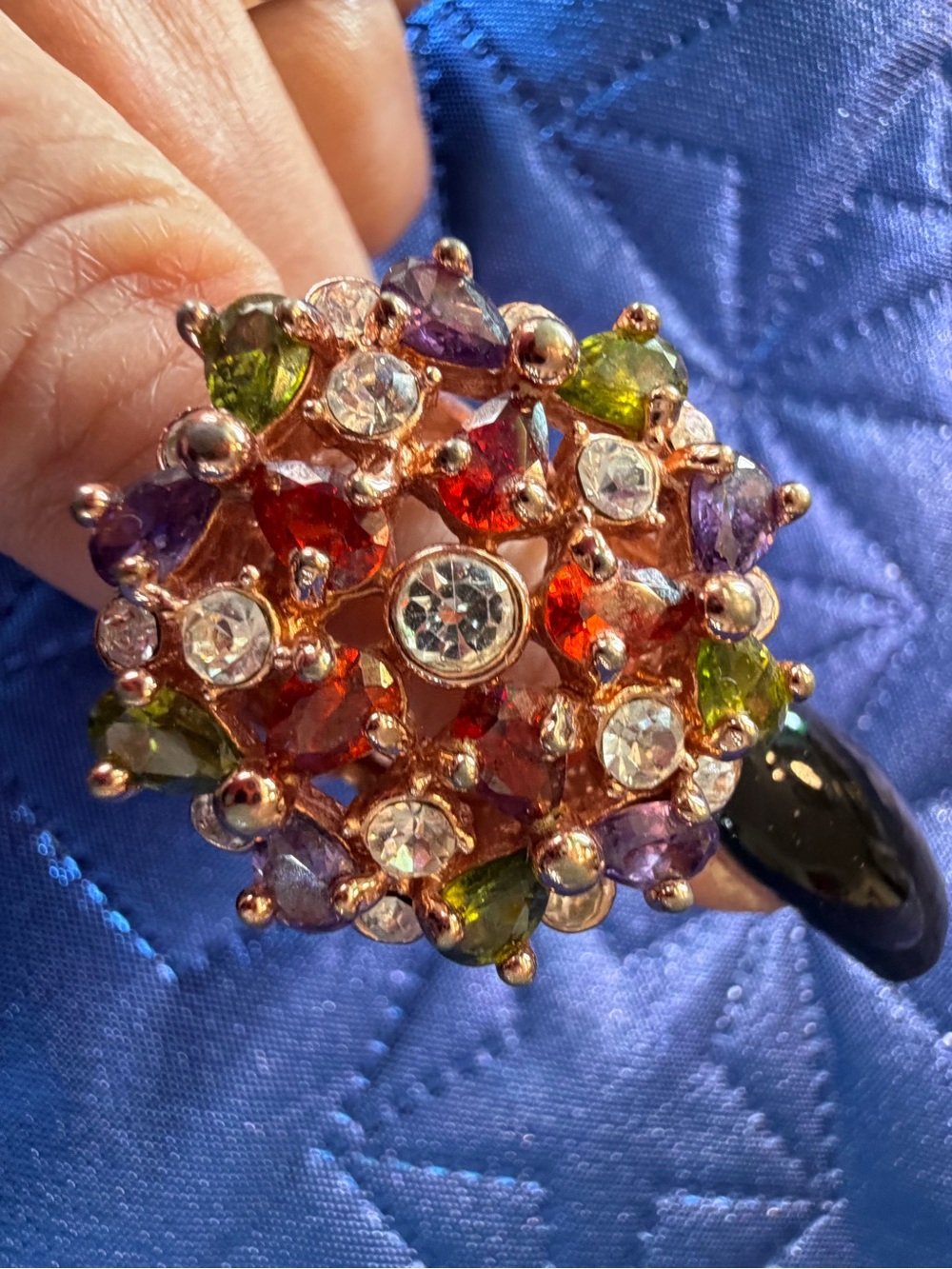 Park Lane Multicolor Sparkling Statement Ring – Size 7